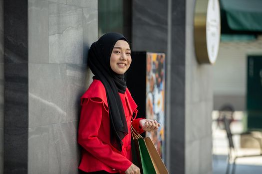 Woman with Shopping Bags