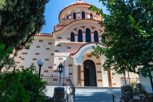 The church of Saint Nektarios monastery near Archipoli on Greek island Rhodes