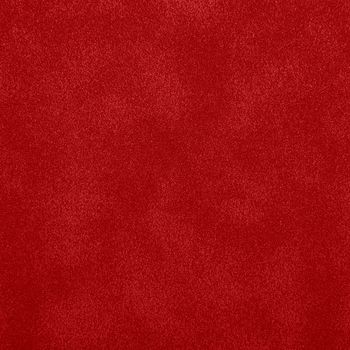 Red abstract uneven grunge background texture of chamois leather grain surface pattern