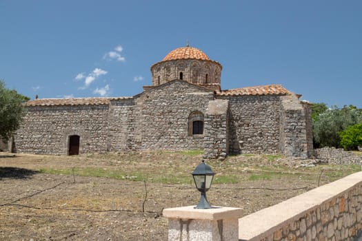 Moni Thari monastery on Rhodes island, Greece