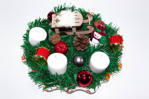 Beautiful handmade christmas interior decorations