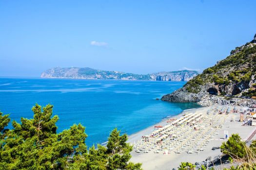 bay of cyclops at Palinuro in Italy