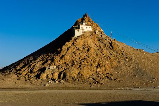 Mountains of the Himalayas, young beautiful high mountains of Tibet.