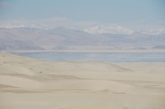 The nature of Tibet. Landscape of the Himalayas.