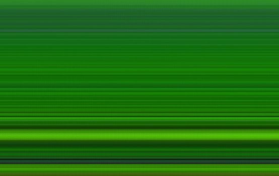 Horizontal lines in shades of green, abstract background with extrude effect