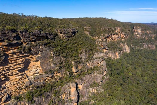 The Kedumba Pass in The Blue Mountains in New South Wales in Australia