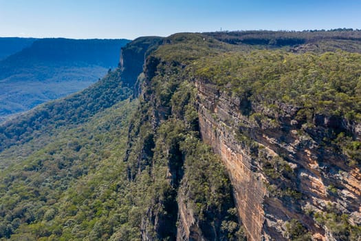 The Kedumba Pass in The Blue Mountains in New South Wales in Australia