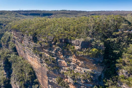 The Kedumba Pass in The Blue Mountains in New South Wales in Australia