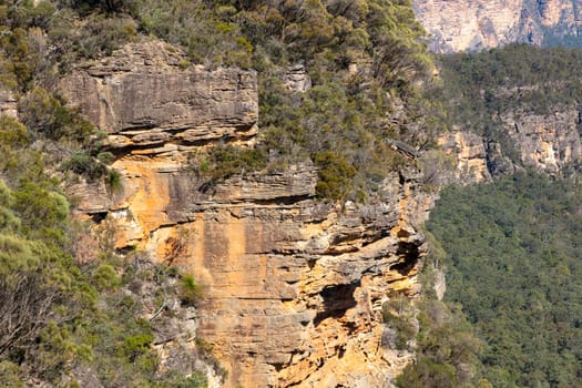 The Kedumba Pass in The Blue Mountains in New South Wales in Australia