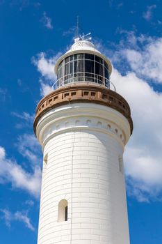 The Lighthouse at Norah Head on the central coast in regional New South Wales in Australia