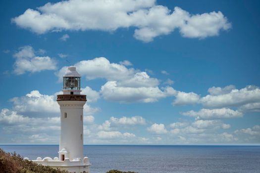 The Lighthouse at Norah Head on the central coast in regional New South Wales in Australia