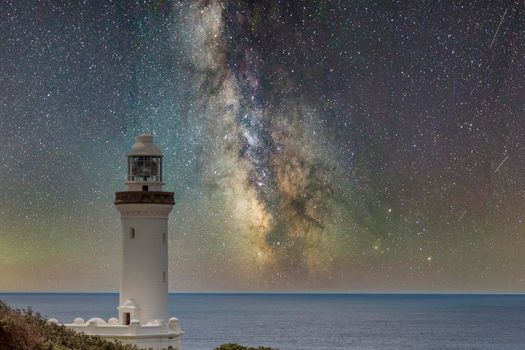 The Lighthouse at Norah Head on the central coast in regional New South Wales in Australia