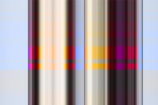 Vertical violet, orange, yellow, pink and white lines, abstract background with effect