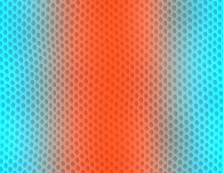 Orange and blue gradient snake skin seamless pattern, bubble scale