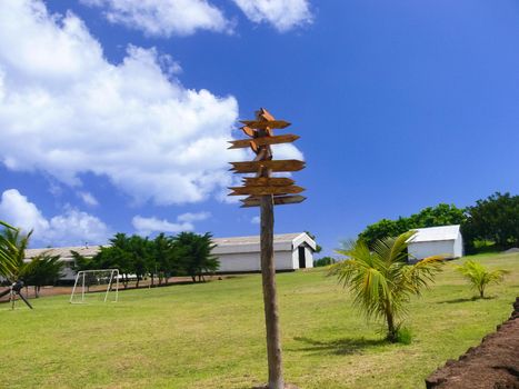 Road signs on Easter Island. Road signs on Easter Island.