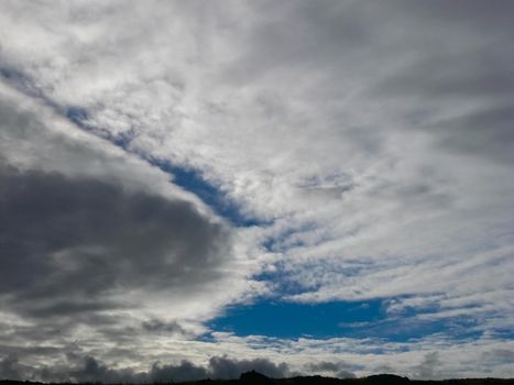 The sky over Easter Island. Sky and clouds.