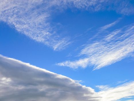 The sky over Easter Island. Sky and clouds.