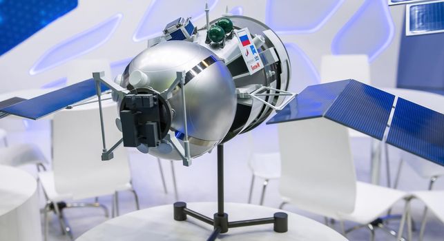 August 31, 2019, Moscow region, Russia. Russian robotic space mission, part of the Bion series focused on space medicine Bion-M No.1.