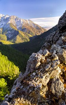 The mountains of the sayans. The nature of the mountains is sayan. Vegetation in the mountains