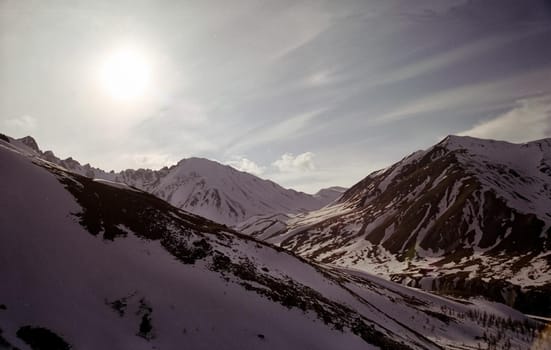 The mountains of the sayans. The nature of the mountains is sayan. Vegetation in the mountains