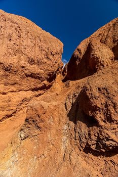 The altai mountains. The landscape of nature on the Altai mountains and in the gorges between the mountains.