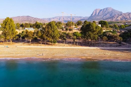 The Mediterranean coast in Spain. Spain's courts by the sea.