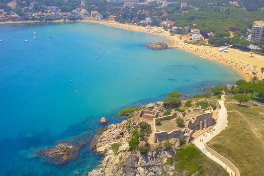 The Mediterranean coast in Spain. Spain's courts by the sea.