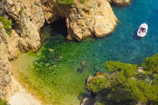 The Mediterranean coast in Spain. Spain's courts by the sea.