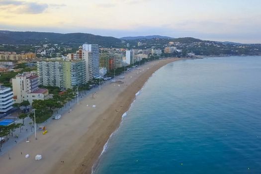 The Mediterranean coast in Spain. Spain's courts by the sea.