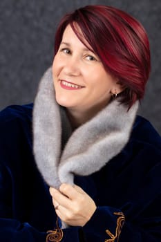Portrait of a happy middle aged woman