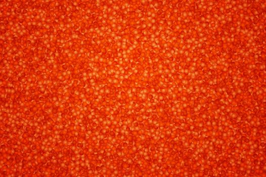 Colorful Background With Realistic Red Caviar. Vector Illustration.