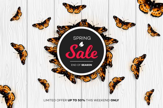 Final Spring Sale. Modern Conceptual Vector Illustration. Promotion Template For Banners, Posters, Gift Cards.