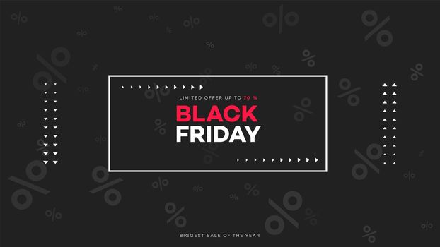 Black friday sale text design. Abstract vetor promotional background.