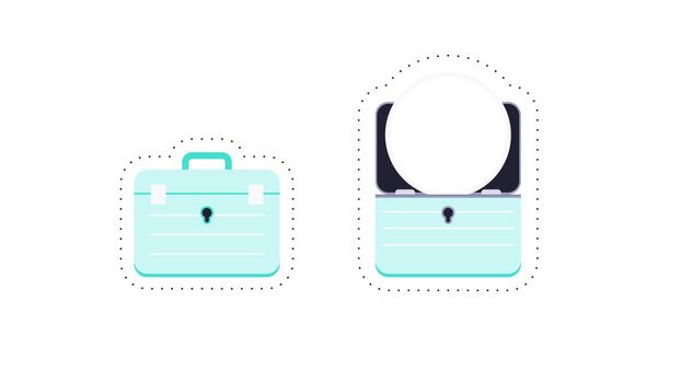 Vector gift box icons for mobile application or web site