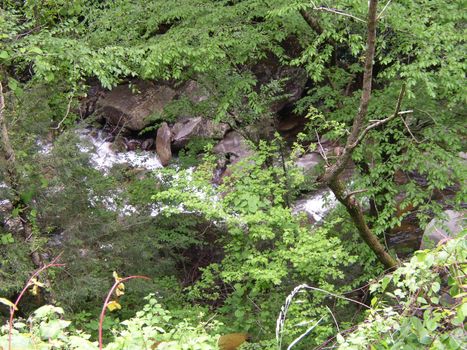 The western side of the Great Smoky Mountains National Park in Tennessee