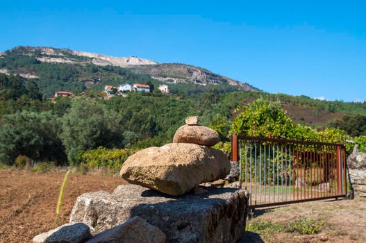 Part of the Way of St. James to Santiago de Compostela in Portugal.