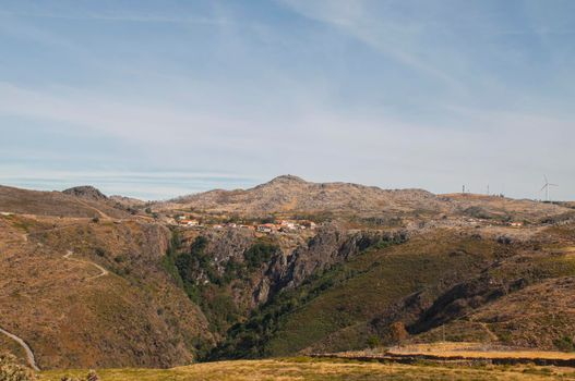 The mountains near Arouca, Portugal.