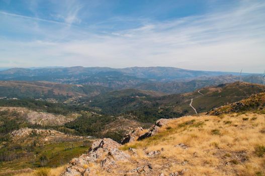 The mountains near Arouca, Portugal.