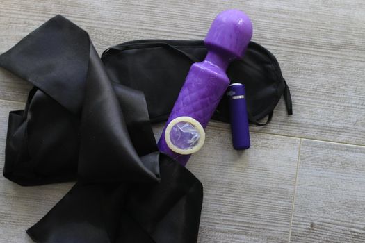 BDSM themed images, theme of sexual wellness and consent. High quality photo