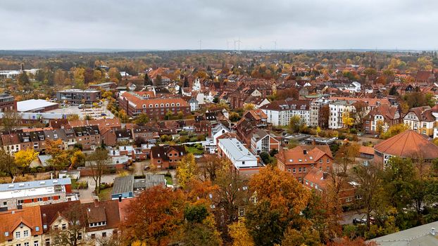 Germany, aerial view of the city of Luneburg