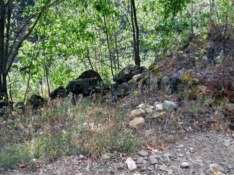 The Beloretsky tract. Nature is in the way of the Beloretsky tract. Roads and landscape.