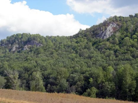 The Beloretsky tract. Nature is in the way of the Beloretsky tract. Roads and landscape.