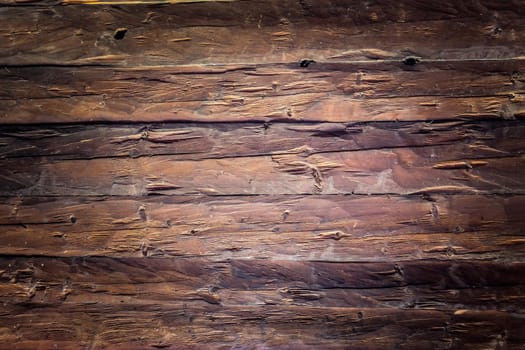 Closeup picture of old rustic wooden planks