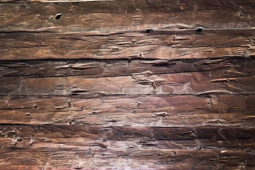 Closeup picture of old rustic wooden planks