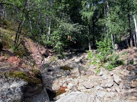 The Beloretsky tract. Nature is in the way of the Beloretsky tract. Roads and landscape.