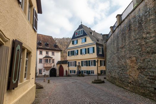 The historic old town of Meisenheim, Germany
