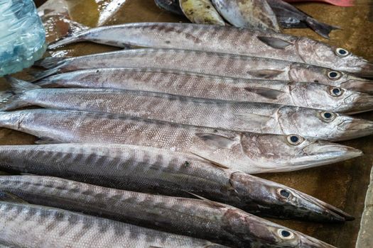 Fish on a market in victoria, the capital city of Seychelles 