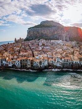 Cefalu, the medieval village of Sicily island, Province of Palermo, Italy Sicilia