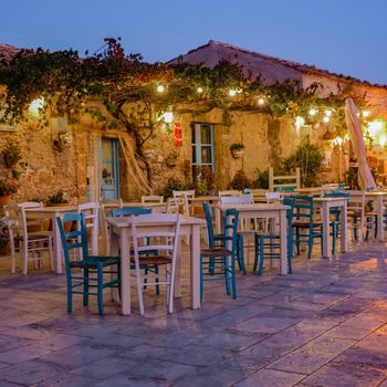 The picturesque village of Marzamemi, in the province of Syracuse, Sicily Italy