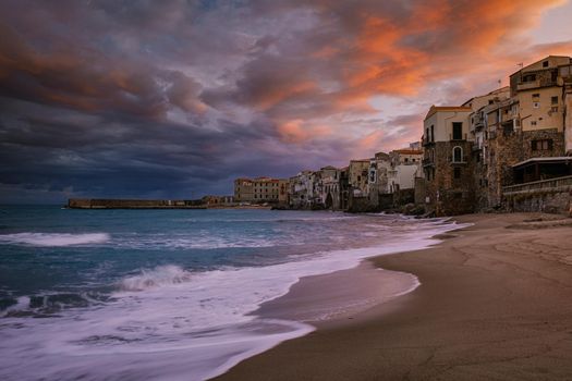 Cefalu, medieval village of Sicily island, Province of Palermo, Italy. Europe